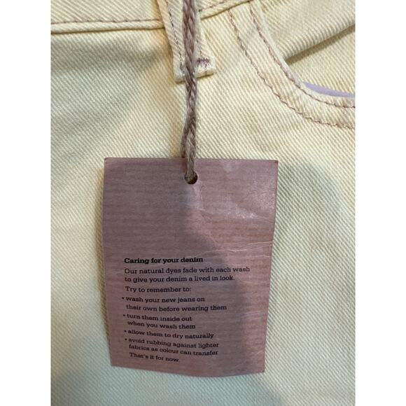 BODEN Yellow Jeans Pants size 10 regular - Picture 3 of 6